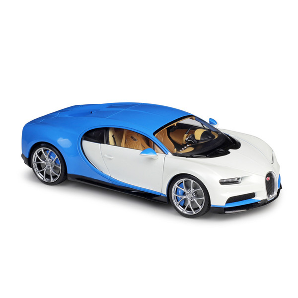 Welly GTA 1:18 Scale Diecast Metal Model Super Sports Car Toy For Bugatti Chiron 2016 with Original Box Gift Collection For man