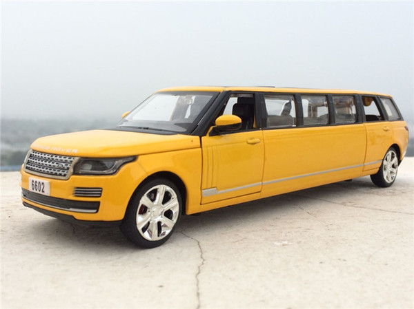 NEW 1:32 DIECAST CAR MODEL TOYS RANGE ROVER STRETCH LIMOUSINE WITH PULL BACK SOUND LIGHT FOR KIDS TOYS