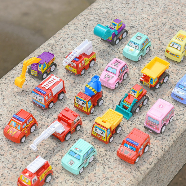 20Sets/120pcs Attractive Mini Simulate Trailer Inertia Truck Race Car Fun Funny Gadgets Novelty Interesting Toys for Children Birthday Gift