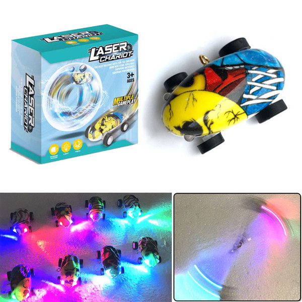 Multiple Gameplay Laser Chariot 360 Degree Rotate Stunt Car With LED Light High Speed Child Toy Gift