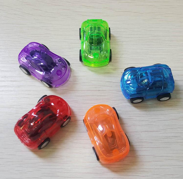 100pcs/lot Baby Toys Pull Back Cars Plastic Cute Toy Cars for Child Wheels Mini Car Model Funny Kids Toy for Boys