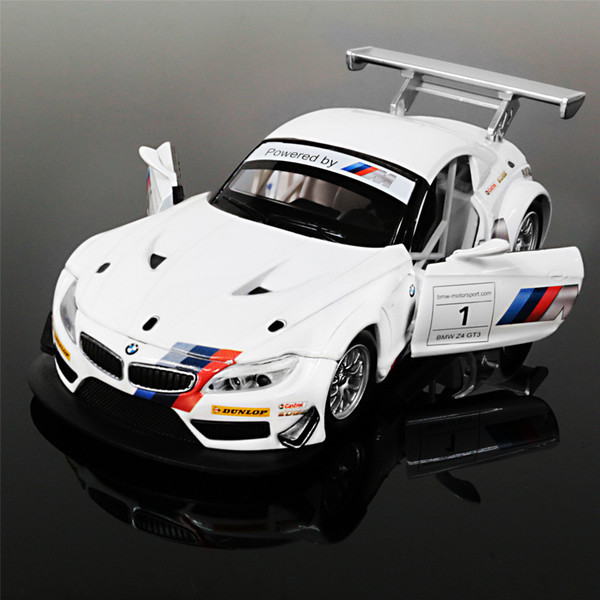 High-quality For BMW Z4 1: 32 alloy model car children's toys car Christmas gifts Pull Back Toys Car With Sound&Light