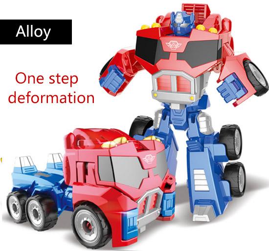 Alloy deformation toy King Kong 5 car robot model boy child toy Optimus Warrior Hornetsr Blade Megalith Warrior Realistic model good toys