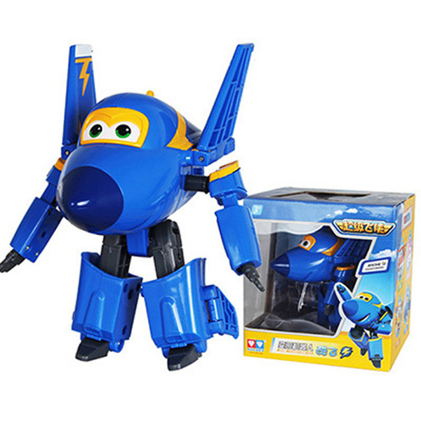 15cm ABS Super Wings Deformation Airplane Robot Action Figures Super Wing Transformation toys for children gift Brinquedos