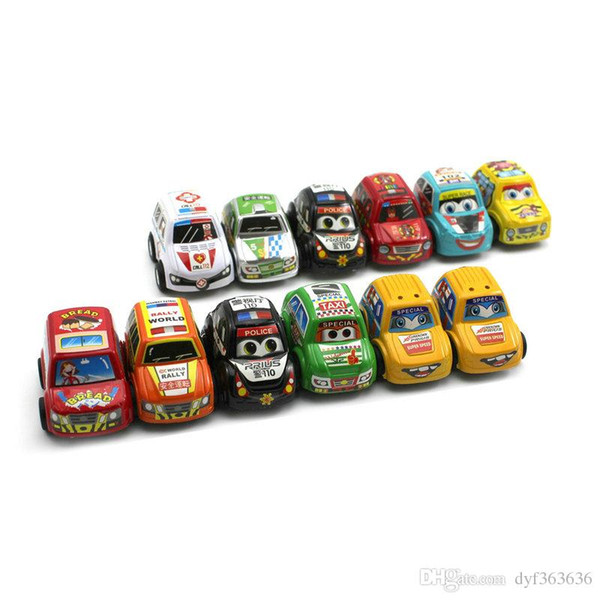 12PCs/Set Car Toys Baby Children Racing Mini Cars Cartoon Educational Toys Mini Cars Cartoo