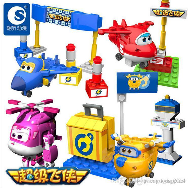 New Super Wings Mini Planes Deformation Airplane Robot Action Figures Transformation Toys Boys Birthday Gift b259