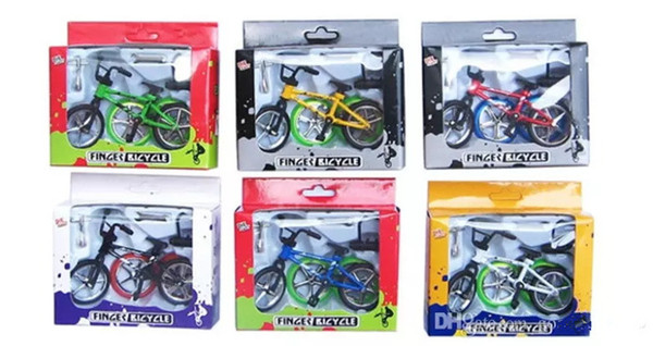 2018 New Alloy finger bikes Strange new desktop toys Flick Trix finger bike free shipping DHL