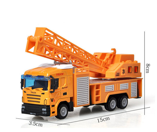 Toy model car children Upgraded version pull back Engineering car series Excavating machinery birthday present Christmas gift