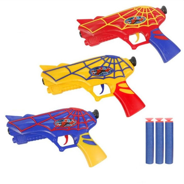 Kids Airsoft Guns Toys Boys Plastic Gun Model Toys Spiderman Pistol Love Superfun Guns Baby Boys Gifts