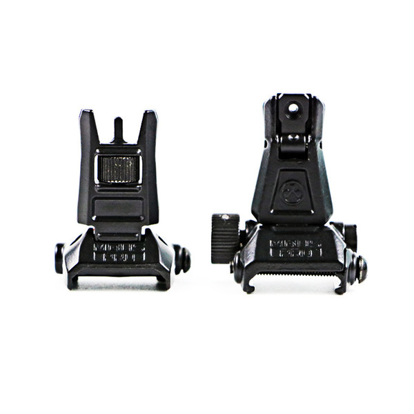 Front Rear Folding Sights kits Y Mil hunting toys airsoft tactical sights foldable Iron sight cool