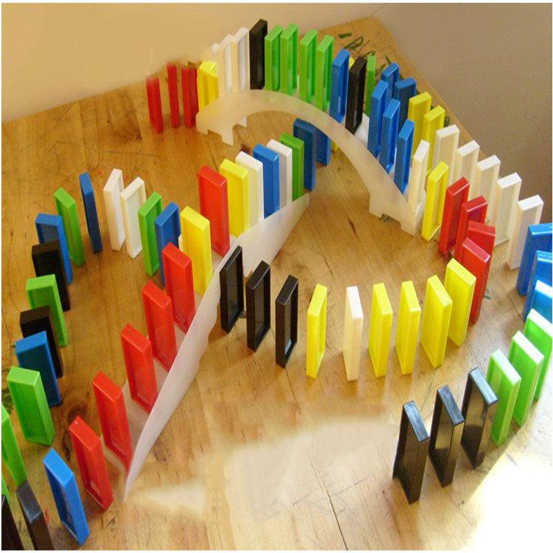 200 Pcs Funny Colorful Plastic Authentic Standard Children Kids Domino Game Toy#52297, dandys