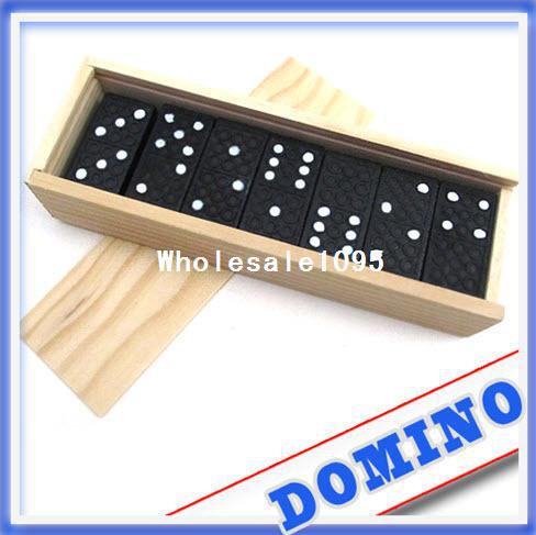 28pcs/set Game Play Set Domino adult boy baby intelligence Count toy wooden toys