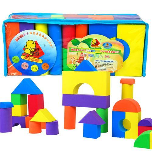 Children Toys Foam Blocks Children Toys Hot Girl Sponge Foam Blocks Fashion Colorful and EVA Foam Blocks 50 Pieces