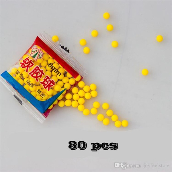 6MM Gun Soft Bullet Toys for Shooter Game Gun Accessories 80Pcs Outdoor Toys for Children Special accessories