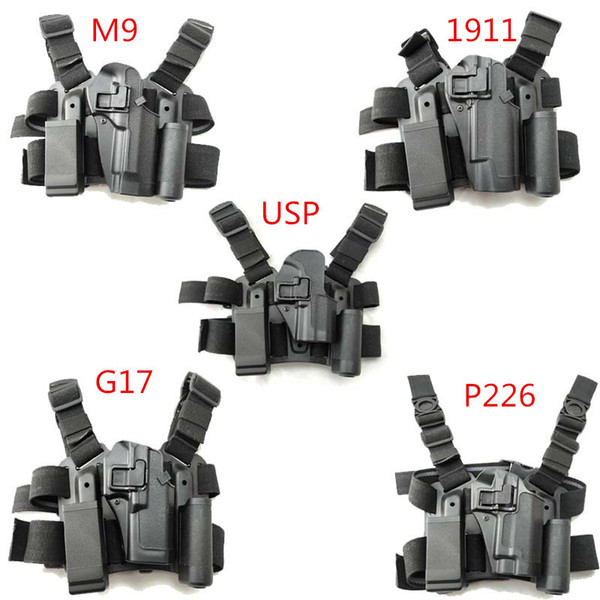 Cross-border Blast CQC Tactical Leg Holster Quick Pulling Gun Set 1911/92/17 / P226 / USP Leg Tie Factory Direct Selling