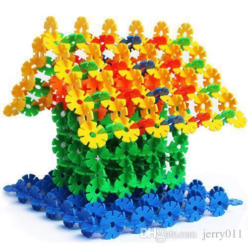 100pcs/set Children Kids Toys Snow Piece Gift Building Construction Plastics Puzzle Toy Small/Medium/Big Size 96296