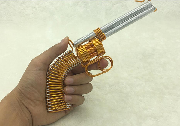 New design Roscoe Gun Toys model finger toy handcraft handwork metal Strange new desktop gun toys finger