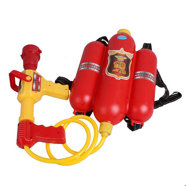 Summer Toy Gun Firefighter Simulation Backpack Water Gun Cool Game Parent-child Beach Interactive Game High Pressure Water Gun