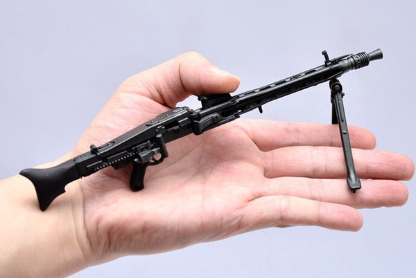 1:6 Scale Metal Toy Gun Weapons DRAGON WWII German MG42 Machine Gun Model Cosplay Guns Gift Collection Fit 12