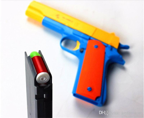 Classic M1911 Toys Pistol Children's Toy Guns Soft Bullet Gun Plastic Revolver Kids Outdoor Fun Game Shooter Toy