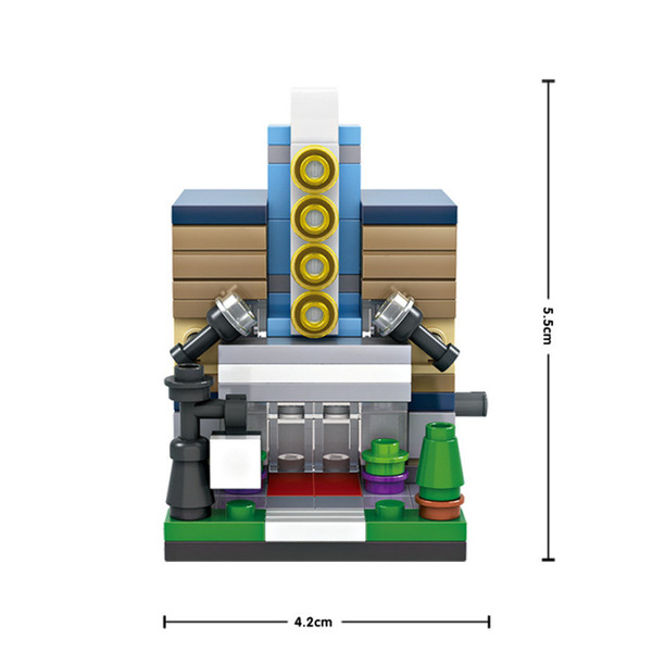 I - granule puzzle - building block toy street view series