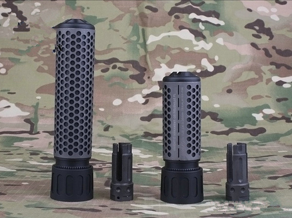 fast KAC Style QDC/CQB Quick Detach Muzzle Brake 14mm with QD Flash Hider kit Toy's model DE BK