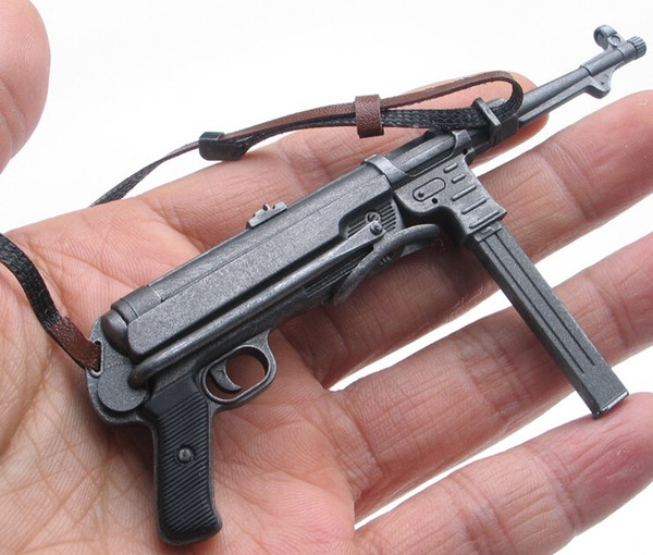 1:6 Soldier Figure Accessory Dragon WWII Germany Soldier Model MP40 Submachine Machine Gun Weapon For Military 12