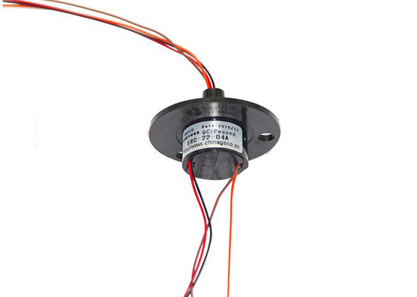 Capsule Slip Ring 4 Channel 2A Out Dia. 22mm Conductive Slip Rings Electric Collect Rings for Turnable/Gimbal/Robot