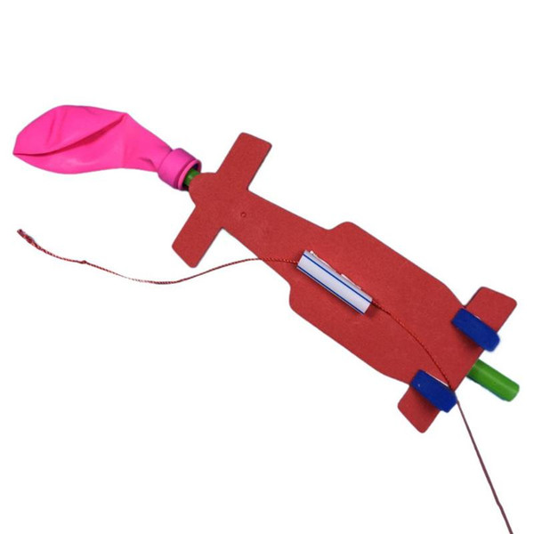 Physical Science Educational Toy DIY Balloon Rocket Helicopter Handmade Scientific Experiments Toys Creative Material Kit