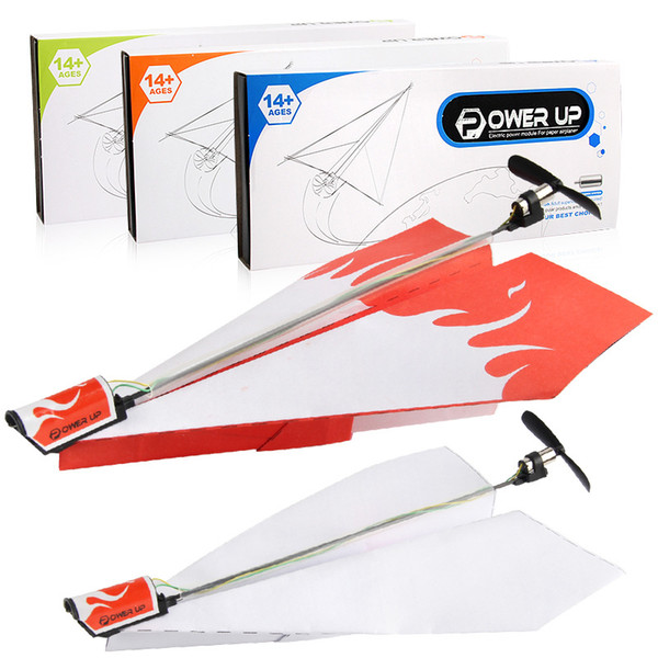 Durable Power up electric paper plane airplane conversion kit fashion Electric Paper Plane Airplane Conversion kit DIY toys B001