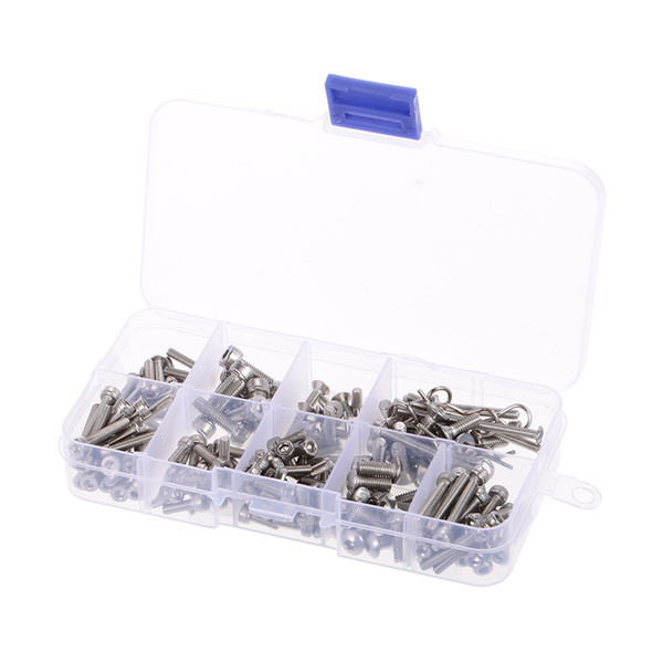 RC Screws Stainless Metal Steel Screw Kit for Traxxas Slash 4x4 Short Truck Off-road RC Car DIY Car Parts Kit Tools