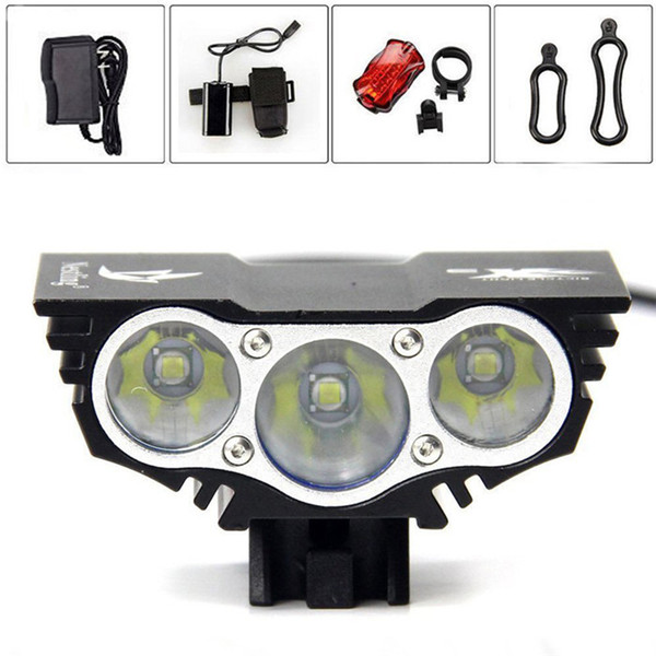 Nestling 6600Lm Headlamp Cree X3 Bicycle Bike Led Headlight Flashlight Black Mode Accessories