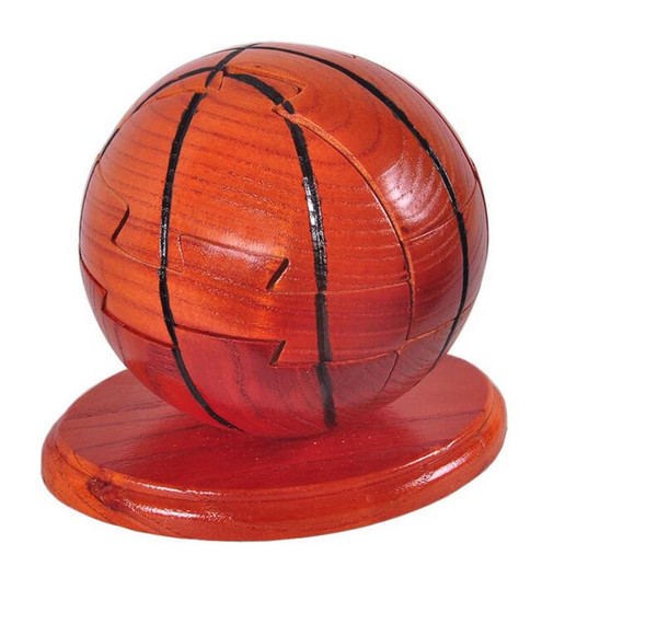 NEW Building Block Toys Assembled Toy Wooden Handicraft Basketball Removable wooden combination toy basketball free shipping