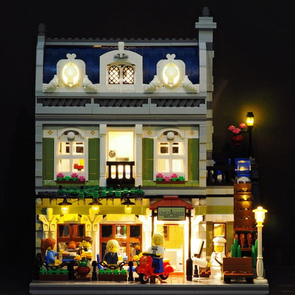 LED light up kit (only light) for 10243 and 15010 Creator Parisian Restaurant (Building bricks set not included)