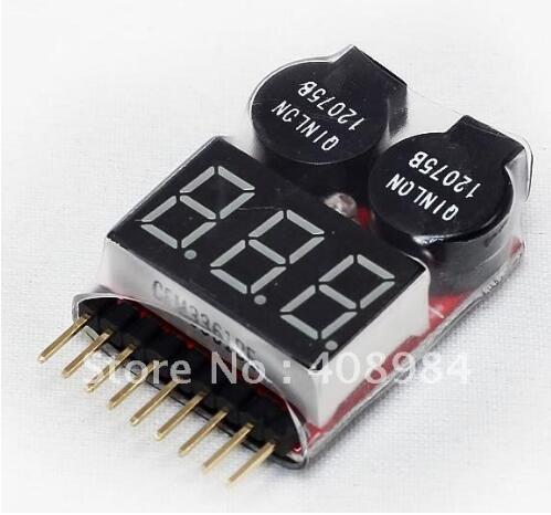 high quality Lipo battery Voltage Indicator volt meter monitor buzzer Alarm battery Voltage tester