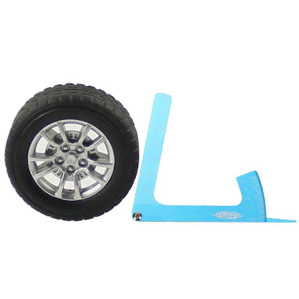 Adjustable RC Car Ruler Measure Height Wheel Rim Camber RC Car Balance Tool On-road RC Car Accessories