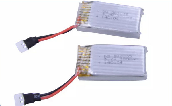 RC Toys Battery for FY310/Top Selling X6/H107L X4/JXD385/JD385 6CH RC 6-Axis Quadcopter drone Spare Parts/bateria drone 3.7v 300mah 2pcs/Lot