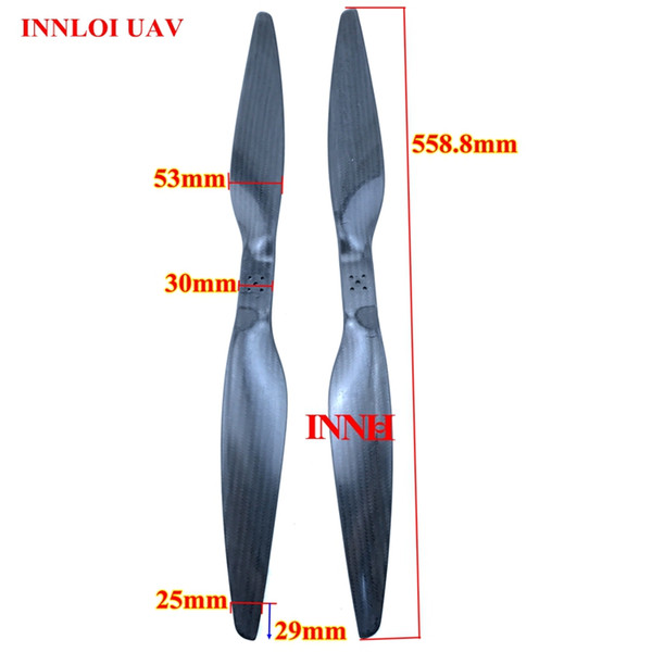 [INNLOI UAV Custom-made ]2265 High Efficiency Carbon Fiber & Wooden Mix propeller 22 inch propeller for Agricultural spraying drone