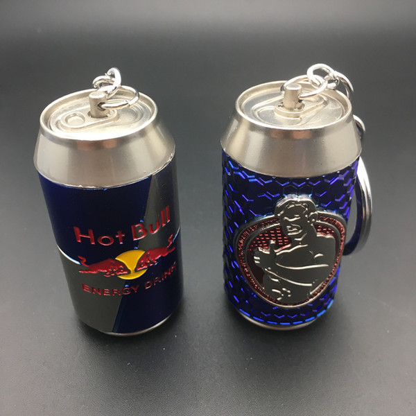 Game PUBG Playerunknown's Battlegrounds Eat Chicken Keyrings Hot Bull Energy Drink Key Chains Furnishing Articles Model T284