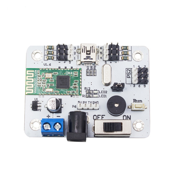 6 Channels bluetooth Robot Servo Control Board /controller/robot arm control /PS2 remote control /mini usb /with switch