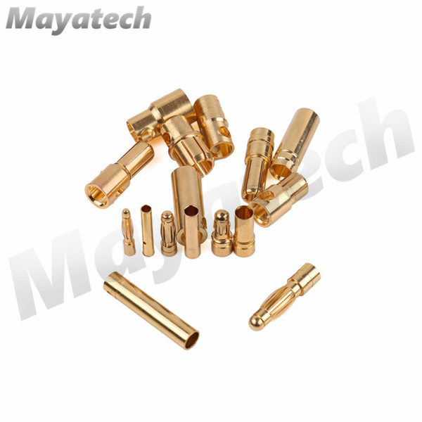 Amass Gold Banana Connector 2.0-8.0mm male and female Banana Plug factory price