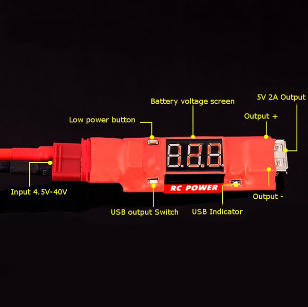 High Quality Mayatech 3 in 1 Lipo Battery Discharge Tester USB Discharge Indicator With T Plug XT60 Plug For RC Drone Models