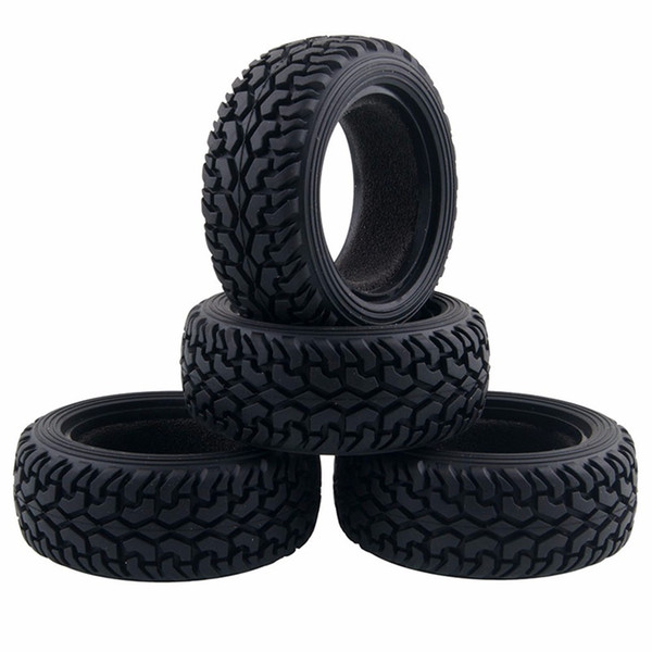 4Pcs modified 1.9inch tyre skin 1/10 RC crawler Rubber rally pulled Tyre Wheel Tire width 30mm rc4wd axial SCX10