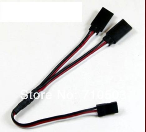 50pairs/lot 150MM 15cm Servo Y Extension Wire Cable For Futaba JR Receiver,RC Car, Plane and Helicopter