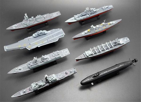 4D Assembled Ship Model Liaoning Battleship Modern Class Battleship Aircraft Carrier Model Military Warship Model Toy