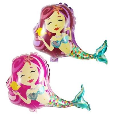 Mermaid princess Foil balloon Wedding Birthday Party Girl little Mermaid Ocean Theme Decor Supplies Kids Cartoon balloon