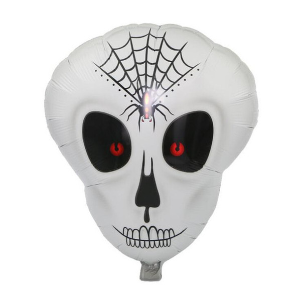 New Cartoon Skull head Aluminum inflatable helium foil Balloon Festival Party Decorative Balloon kids toys gift