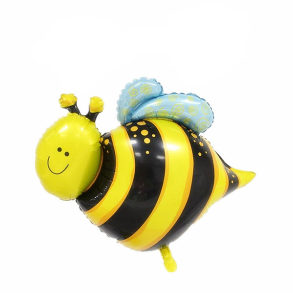 animal aluminum foil helium flying bees balloon bee pet animal ballons wedding birthday party decoration bee foil balloons