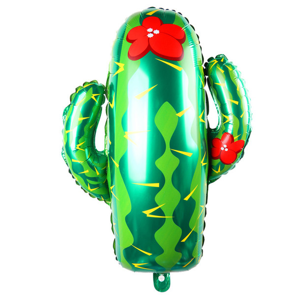 New Cactus Shaped Aluminum inflatable helium foil Balloons Festival Party Decoration Decorative Balloons Wholesale kids toys