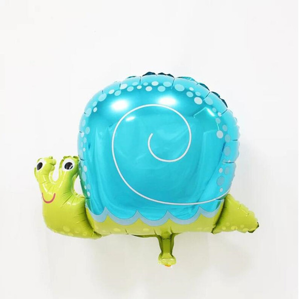 Animal foil helium aluminum flying balloon Cartoon animial Snail shape balloons birthday party decoration kids toy